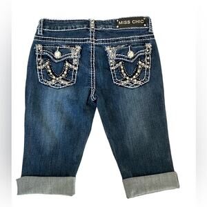 Miss Chic Jeans Blue Ankle Cropped Denim 7